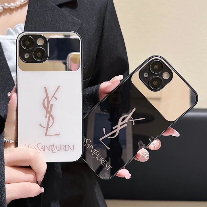 mirror glass ysl iphone case