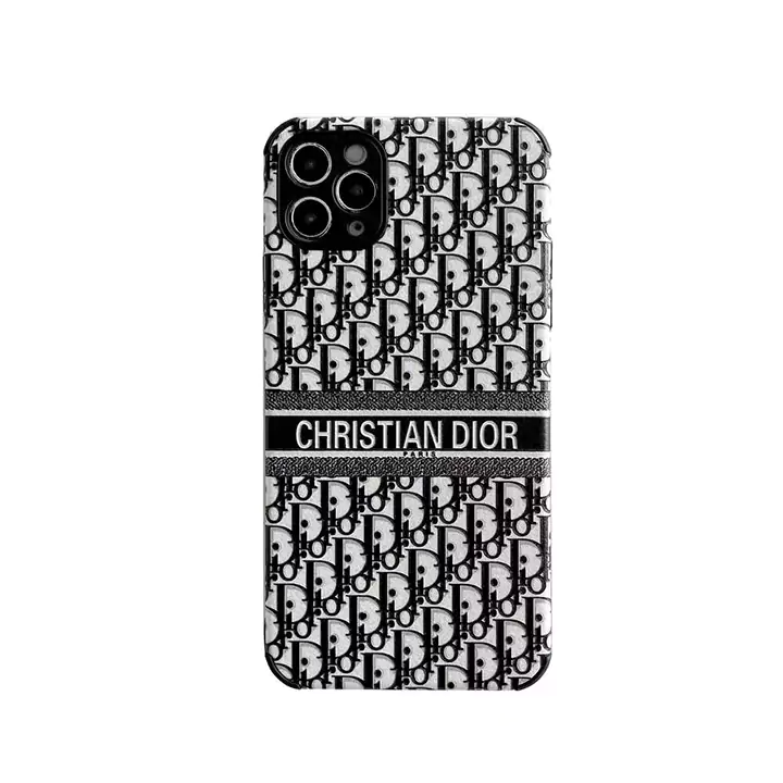 dior classic monogram leather - grain iphone case