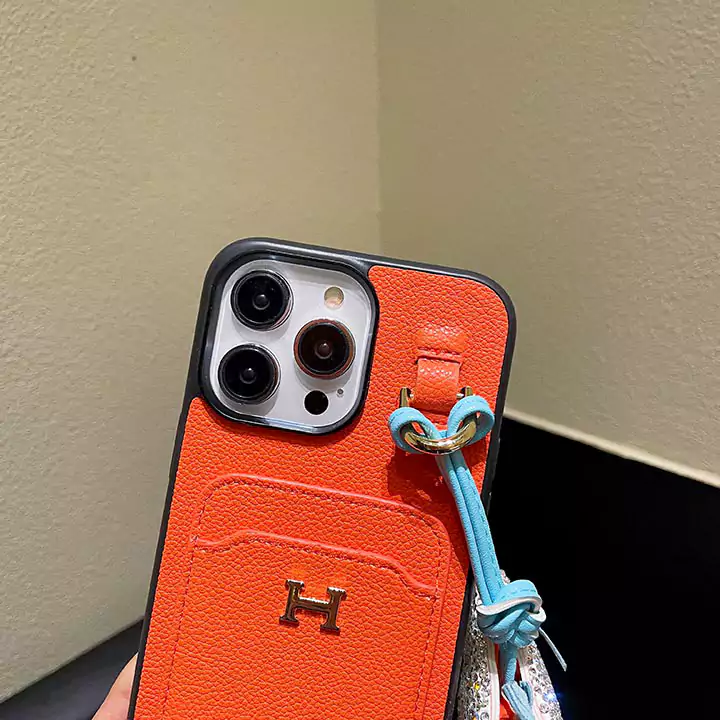 Hermès leather phone case