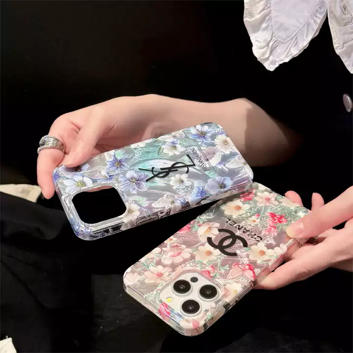 chanel ysl floral pattern iphone case