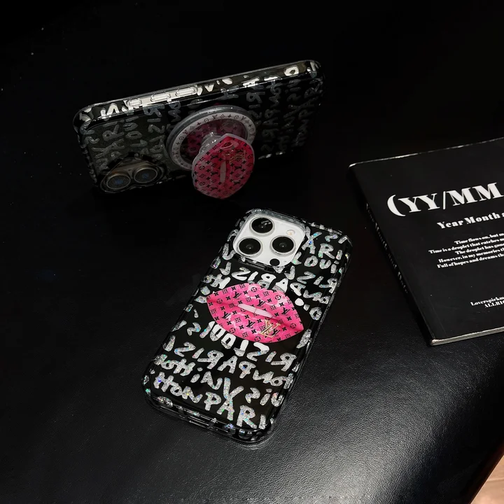 louis vuitton magnetic lips and monogram iphone case