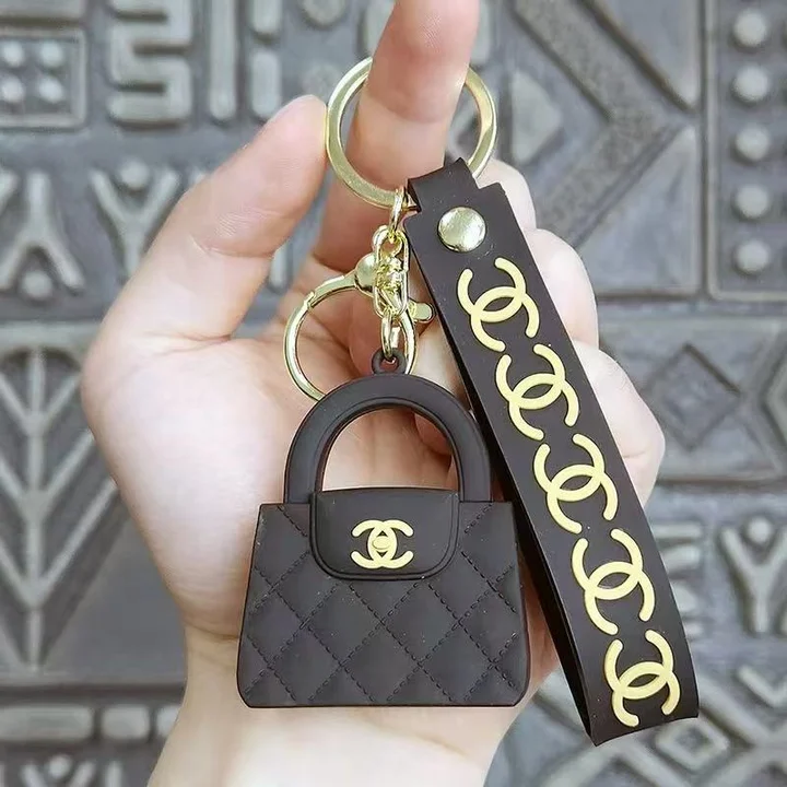 Chanel mini bag - shaped keychain