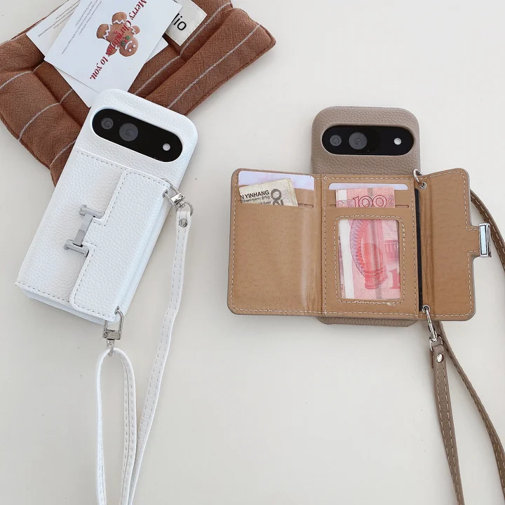  hermes card - slot crossbody iphone 16/16pro case