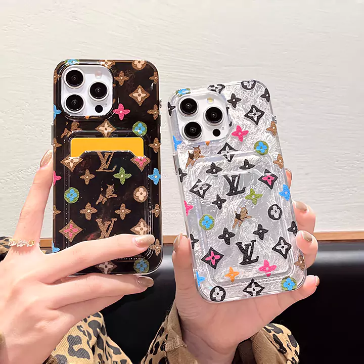 LV monogram card - holder foil iPhone case