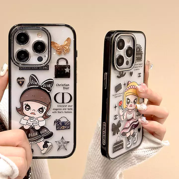 chanel dior adorable - style transparent iphone case