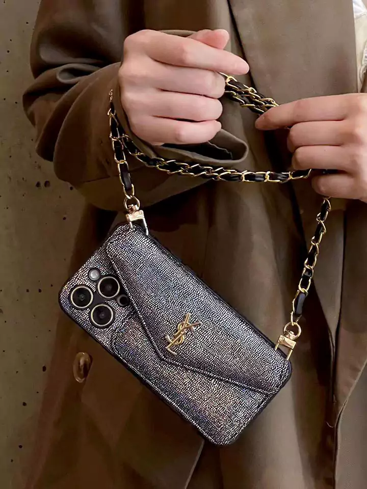 YSL crossbody iphone case