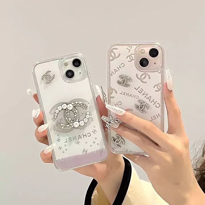 chanel diamond - embellished logo iphone case