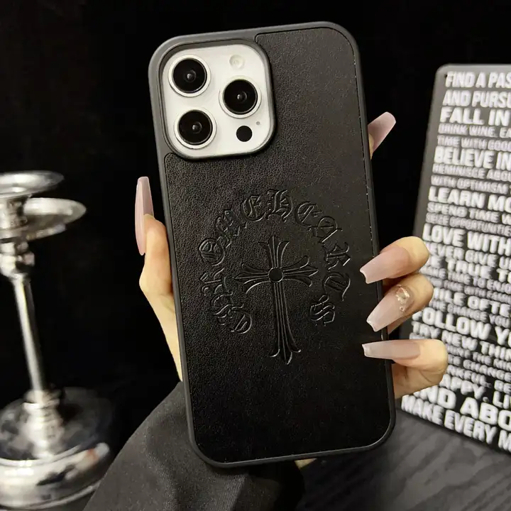  chrome hearts iphone 15/15pro case