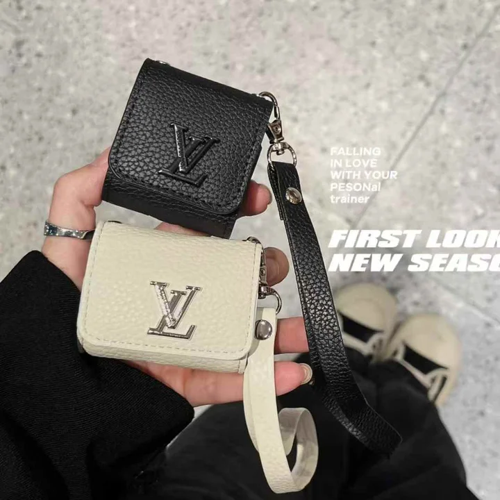 luxury - leather earphone case