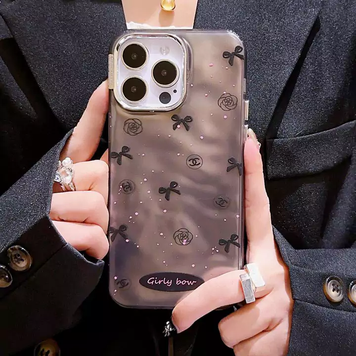 CHANEL wave pattern iPhone case