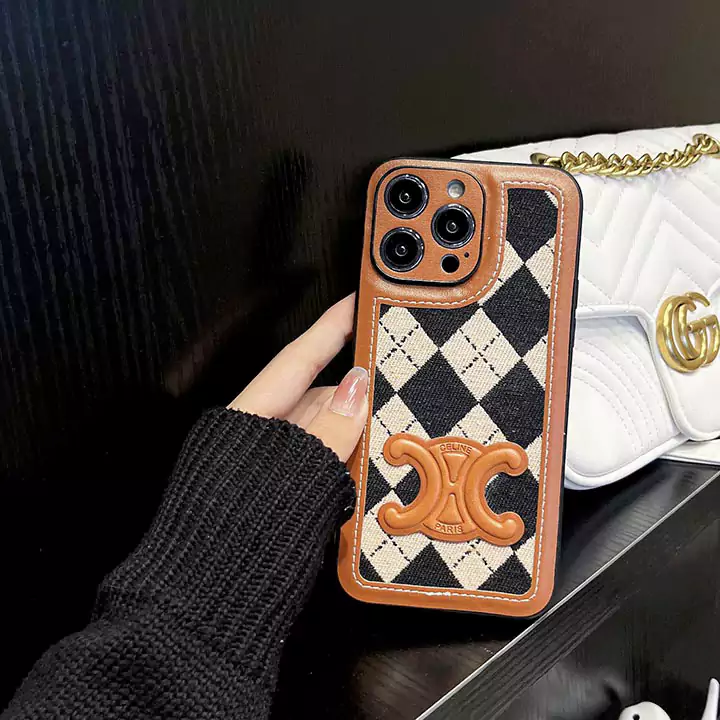 Celine leather iPhone case