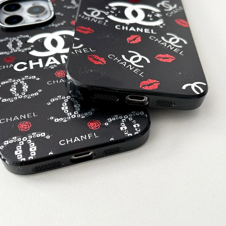 chanel black iphone case