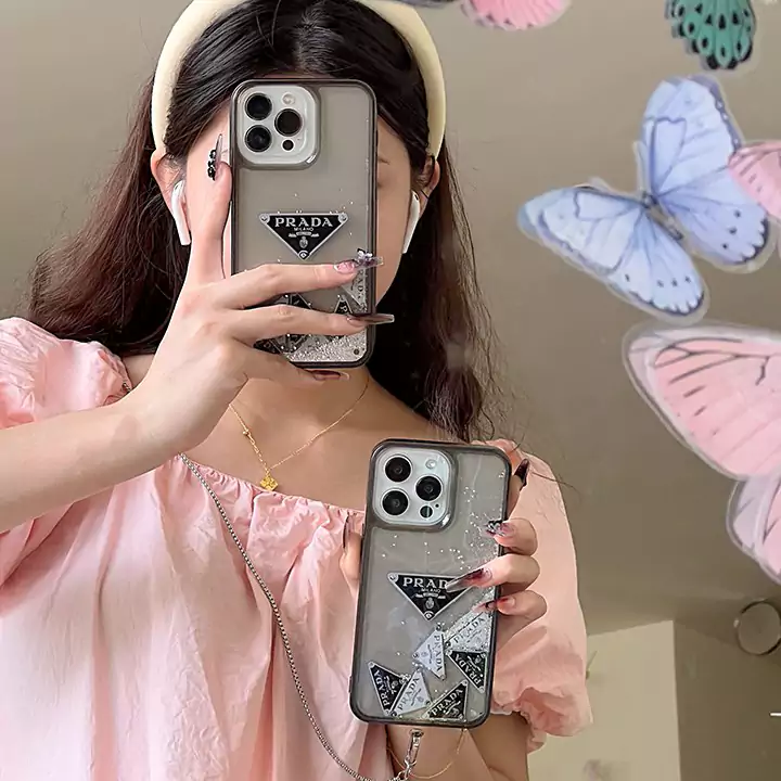 prada transparent flowing iphone case