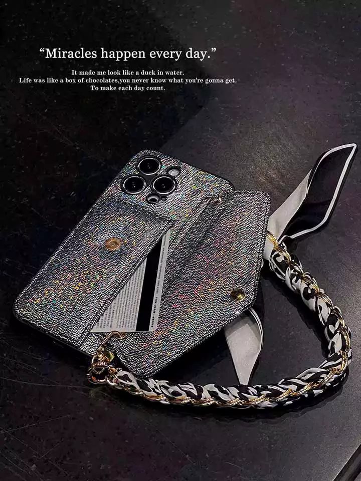 YSL metal logo phone case