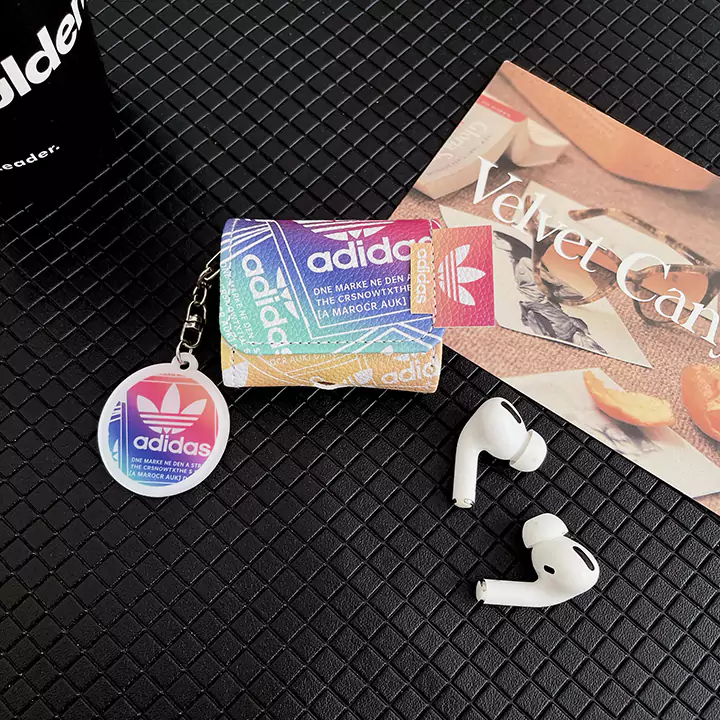 Adidas colorful three - leaf clover AirPods case