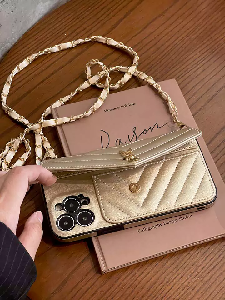 YSL crossbody card holder iPhone case