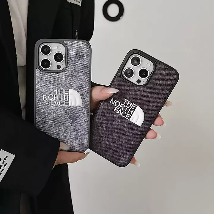the north face denim - texture iphone case