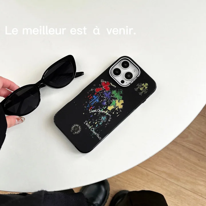  chrome hearts iphone 15/15pro case