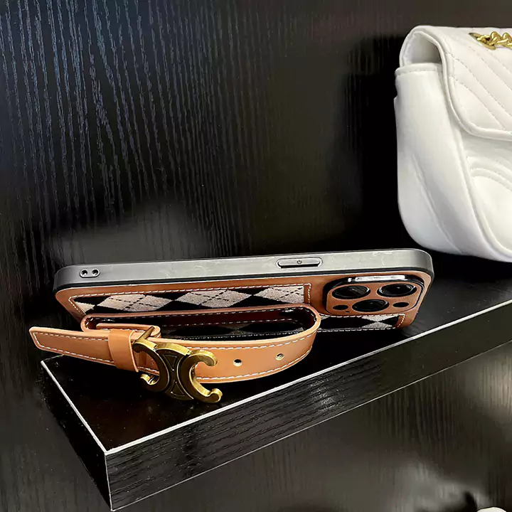 Celine metal logo phone case