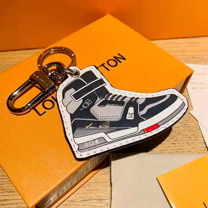 Louis Vuitton black - grey fashion sneaker keychain