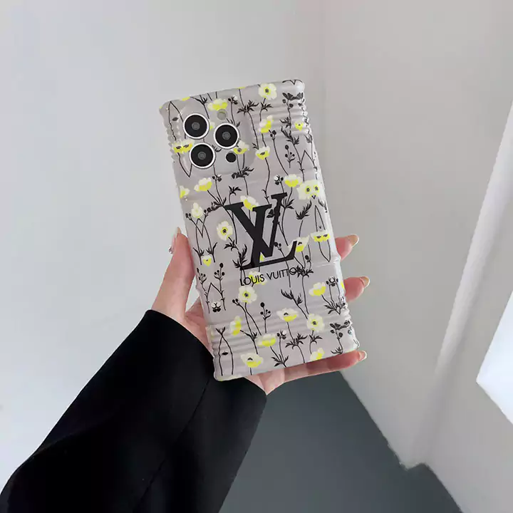 louis vuitton floral grey iphone 16/16pro/pro max case