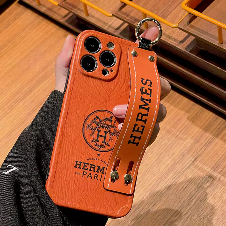 hermès wrist strap iphone case