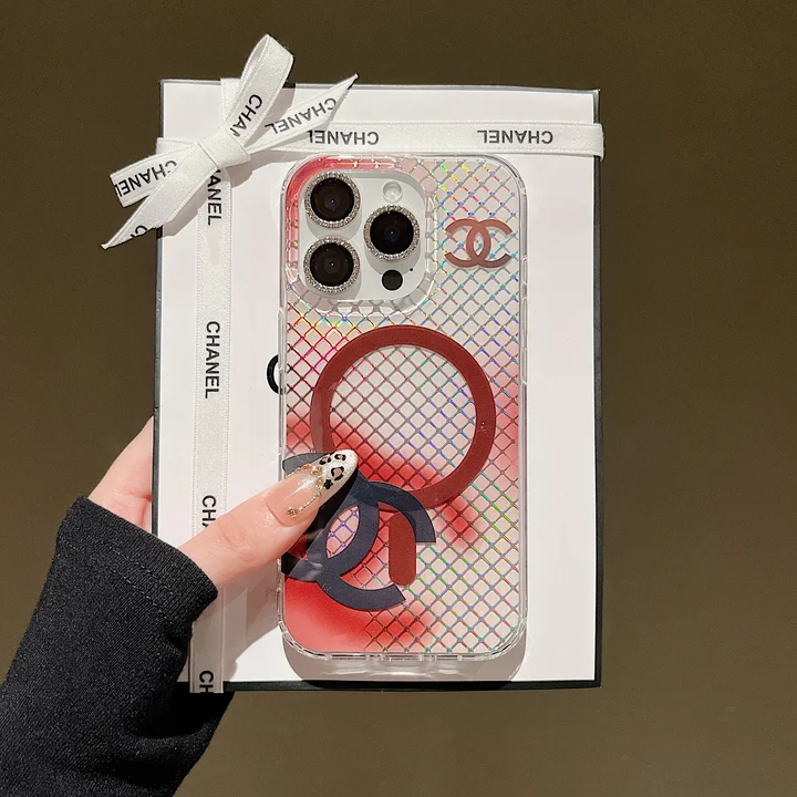 mesh chanel style iphone 14/14pro case