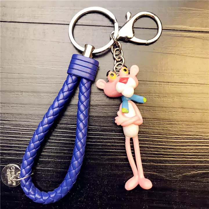 Supreme Pink Panther doll keychain
