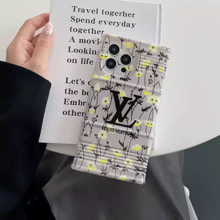 louis vuitton floral grey iphone 16/16pro/pro max case