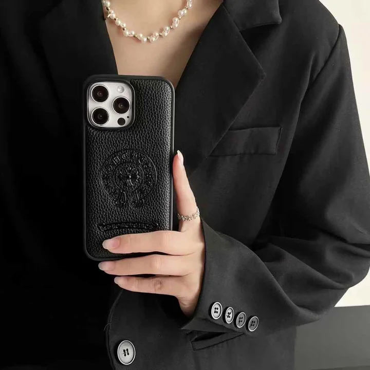 chrome hearts iphone 15/15pro case