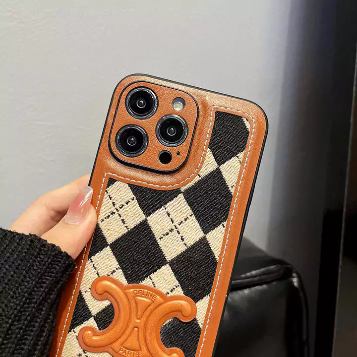 Celine leather iPhone case