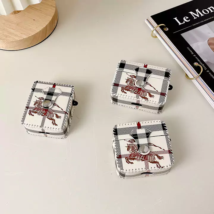 Burberry prancing horse pattern AirPods case