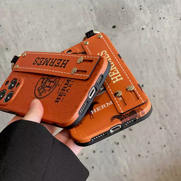 hermès wrist strap iphone case