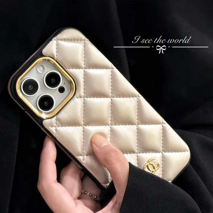  3d quilted chanel iphone 13/13pro case