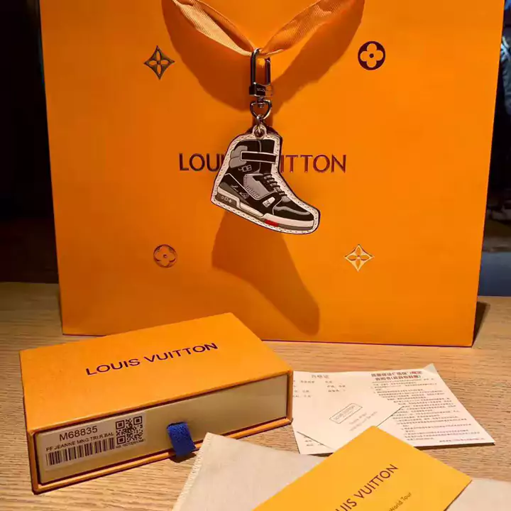 Louis Vuitton black - grey fashion sneaker keychain