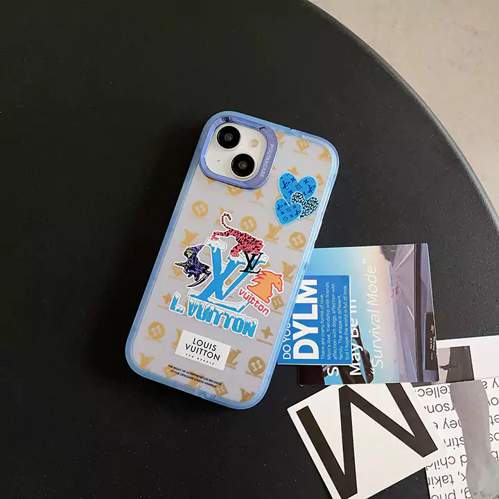 louis vuitton sunflower semi-transparent animal print stand iphone 16/16pro/pro max case