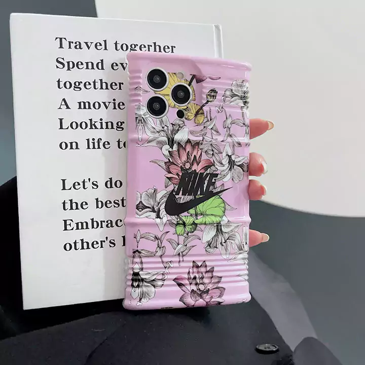 nike pink floral iphone 16/16pro/pro max case