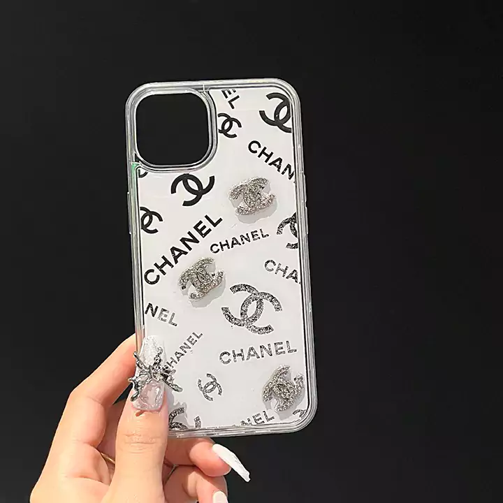 chanel diamond - embellished logo iphone case