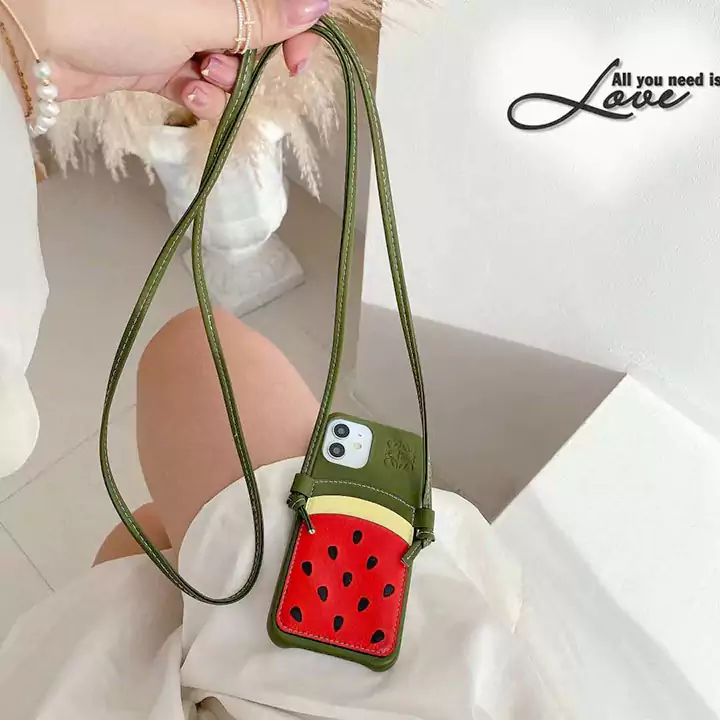 Loewe crossbody strap iPhone case