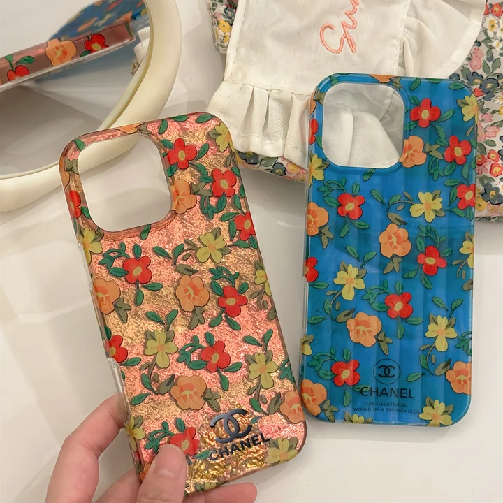  chanel yellow - base broken - flower iphone case