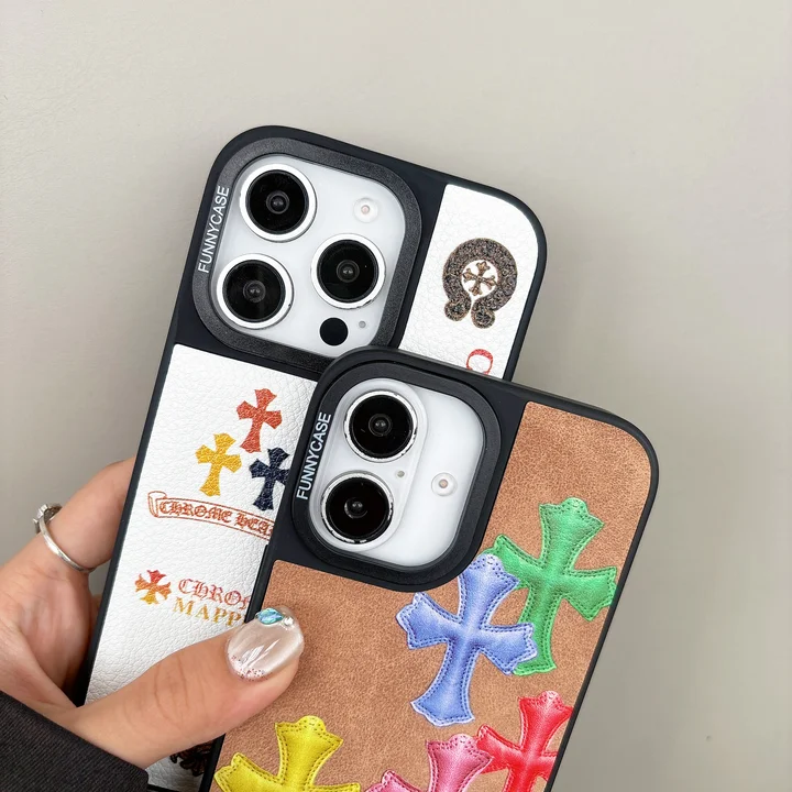  chrome hearts iphone 15/15pro case