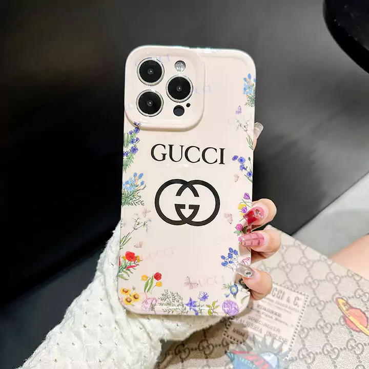 gucci glossy floral iphone 16/16pro/pro max case