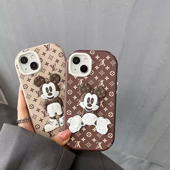 louis vuitton mickey mouse pattern iphone case