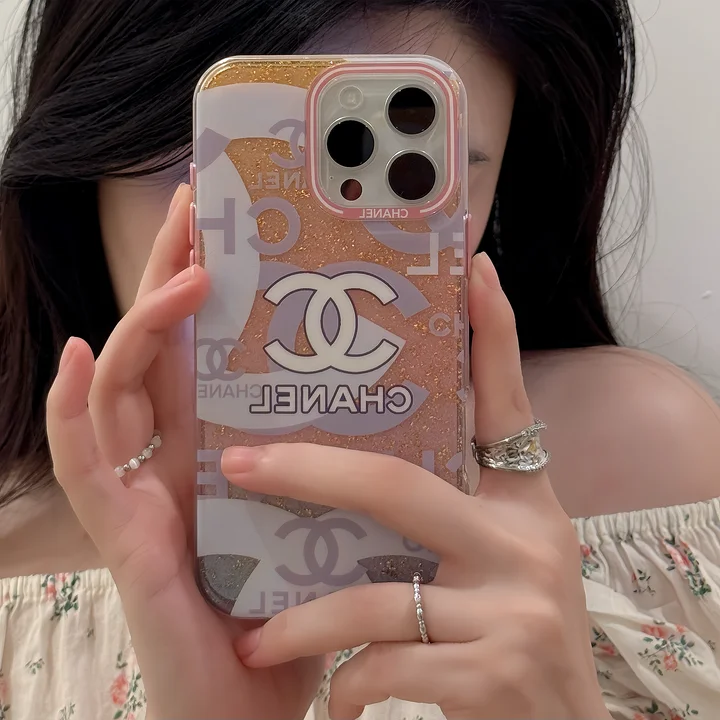  lv foundation hollow - out chanel pink checkered iphone 15/15pro case