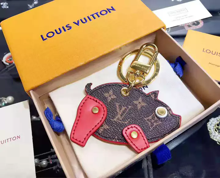 Louis Vuitton baby pig ornament keychain