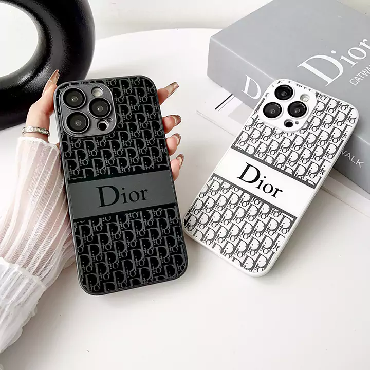 dior black & white iphone case