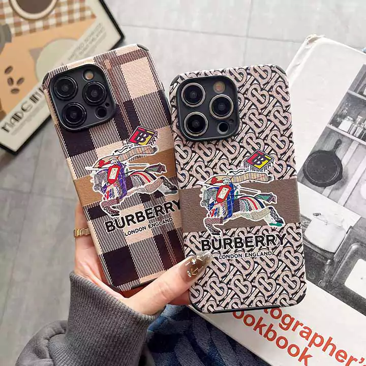 burberry tb equestrian knight iphone 16/16pro case