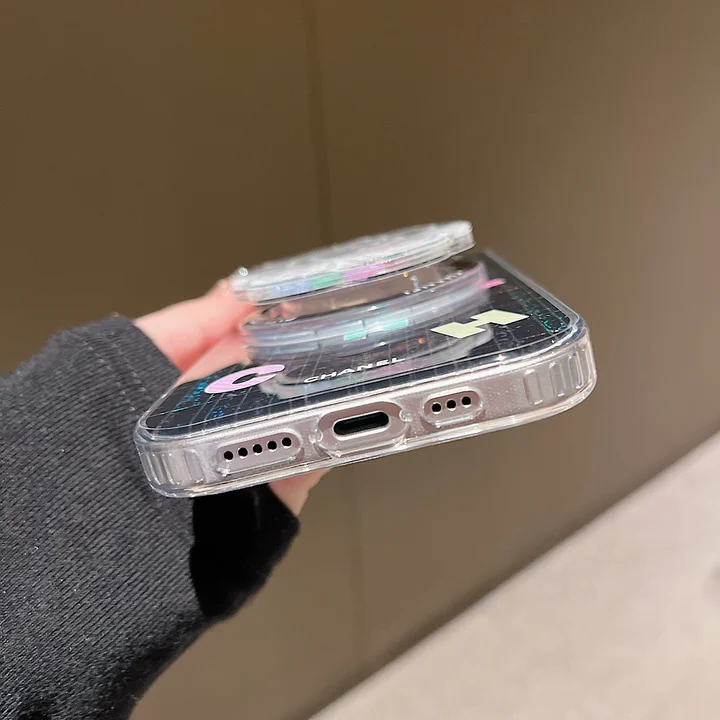  wool - texture chanel style iphone 14/14pro case