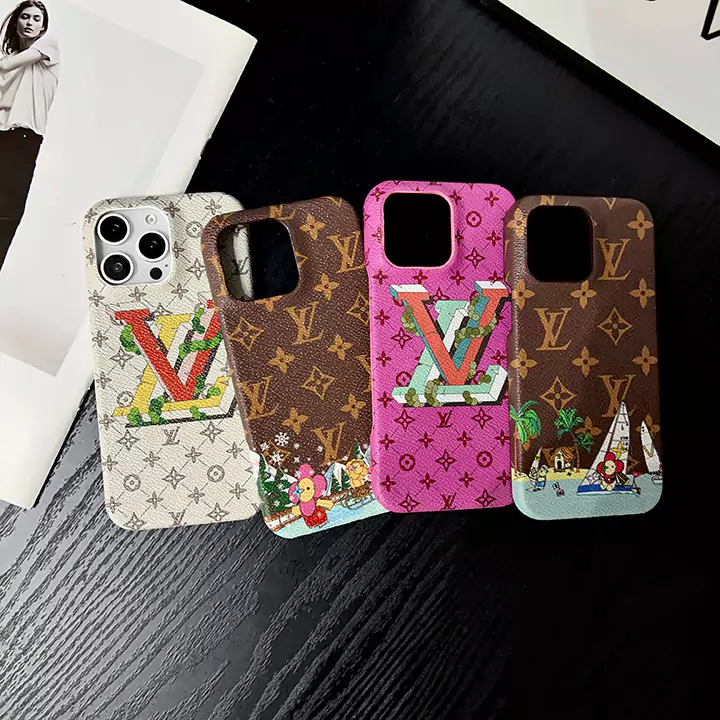 louis vuitton monogram themed illustrations iphone case