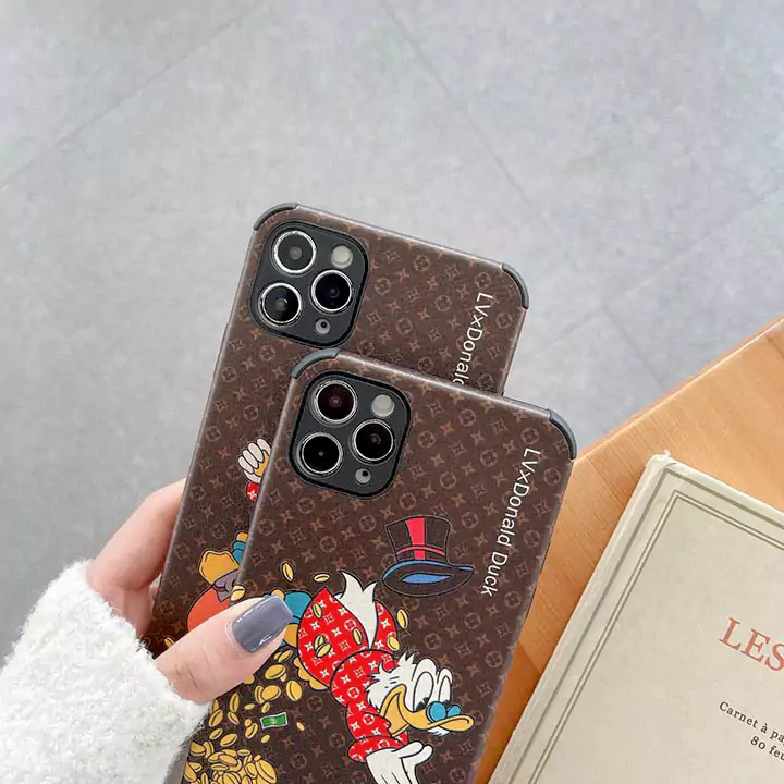louis vuitton donald duck embossed leather iphone case